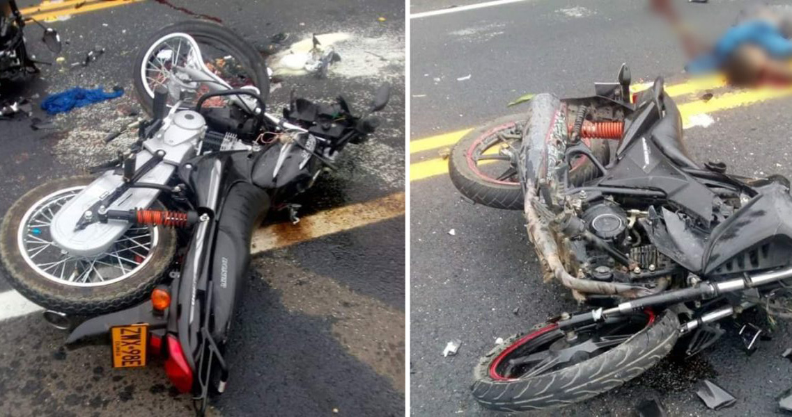 Al menos un muerto y dos heridos dejó choque de motos LARAZON CO