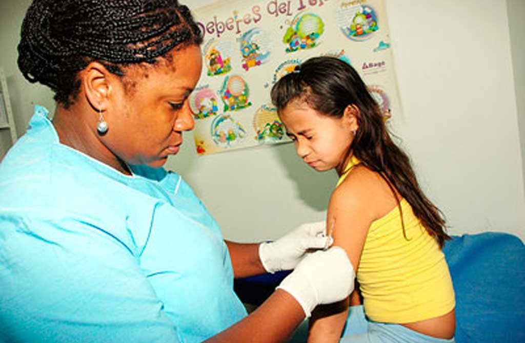 Jornada de vacunación a los pequeños del 26 al 3 de Mayo, en todas los centros de salud de Montería.