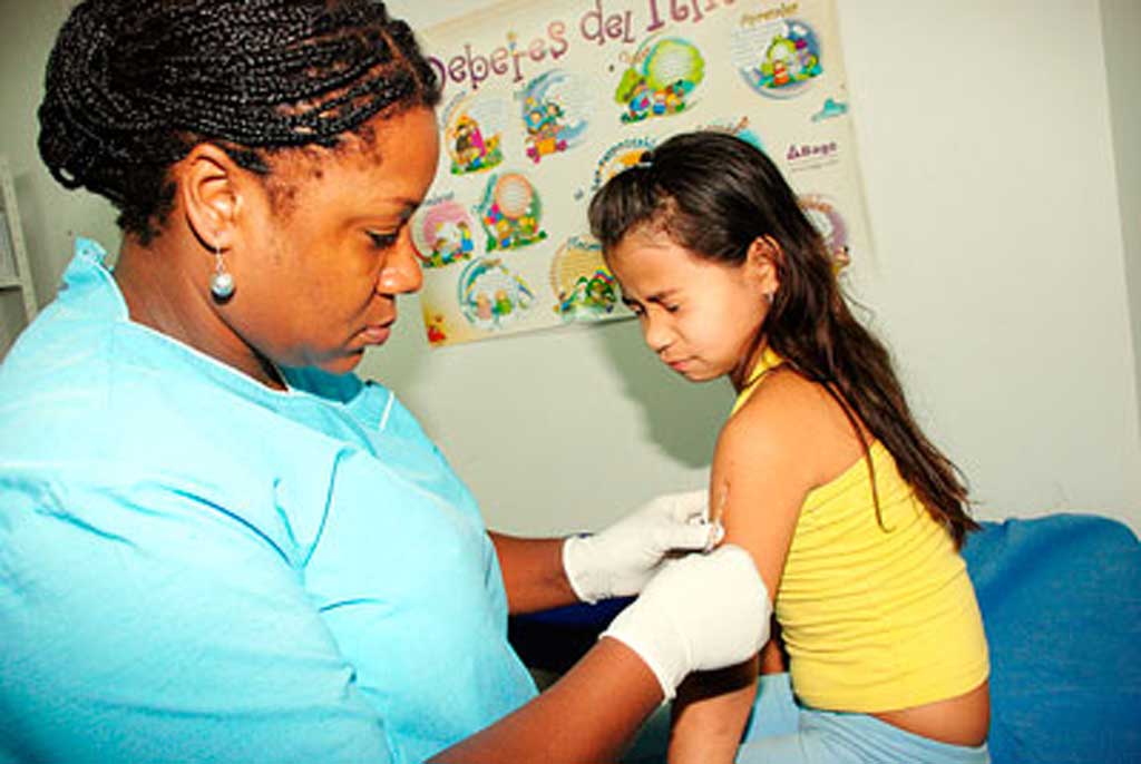 Jornada de vacunación a los pequeños del 26 al 3 de Mayo, en todas los centros de salud de Montería.