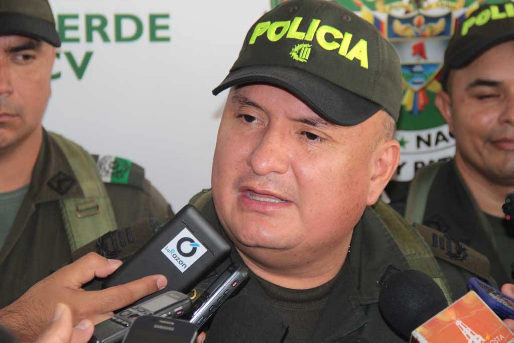 Coronel, Carlos Vargas, Comandante Policía Córdoba.