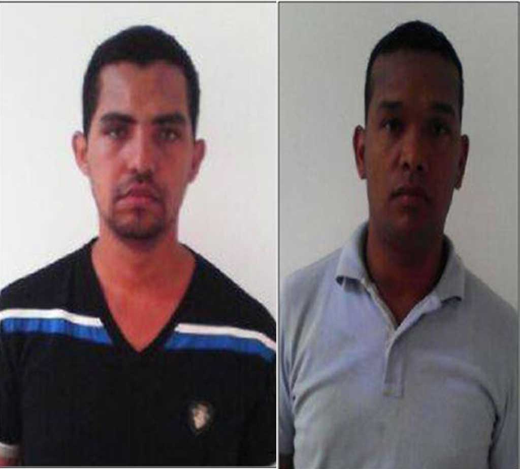 Los delincuentes corresponden a los nombres de Eduardo José Ustariz Montes, alias ‘José’, y Jeiber Arturo Barrera Díaz, alias ‘ojitos’.