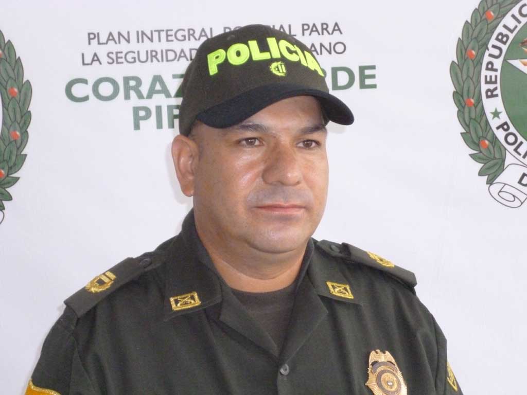 Javier Josué Martín Gámez, comandante de la Policía MEMONT.