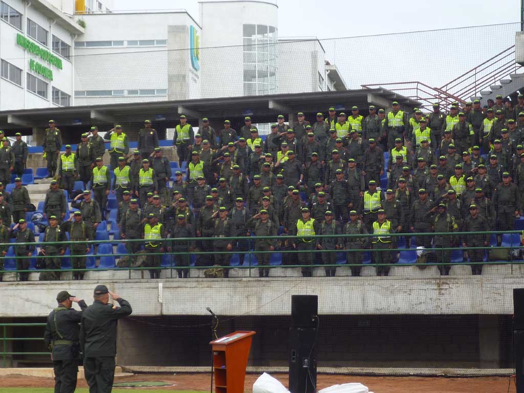 3400 hombres de la Policía, trabajan por velar la seguridad y transparencia de los electores.