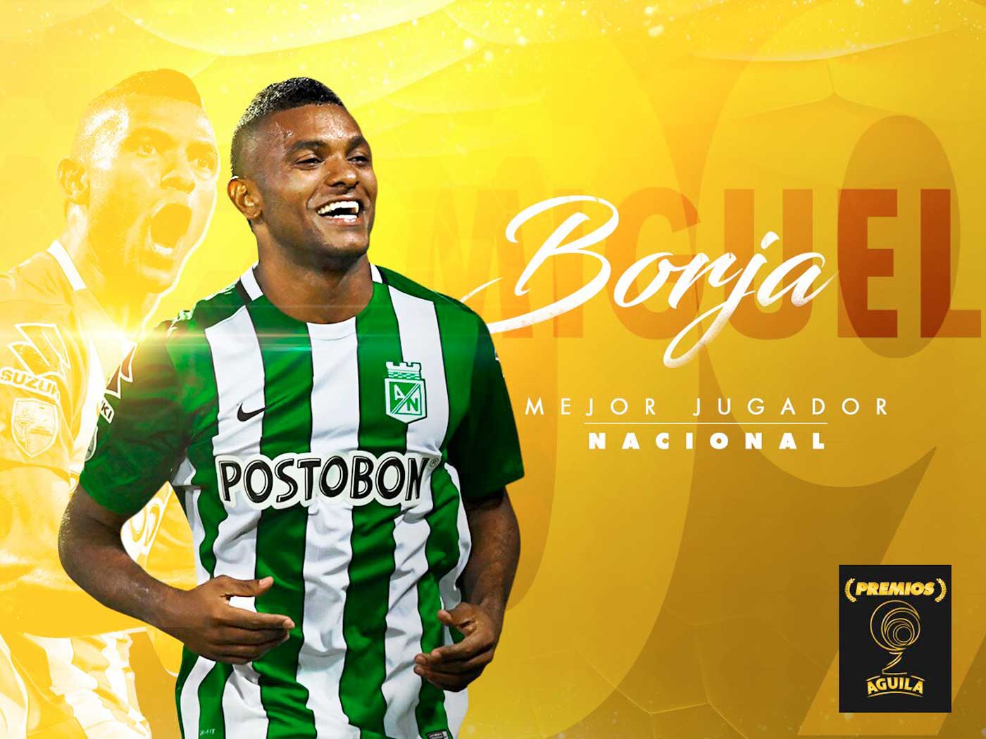 Miguel Ángel Borja, Mejor jugador del año 2016 en Colombia