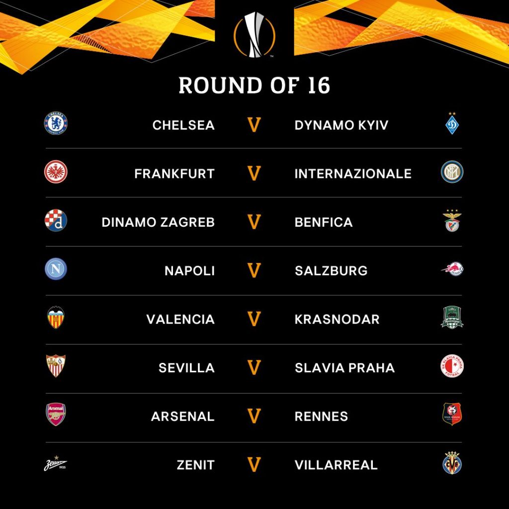 Así quedaron los cruces de octavos de final de la Europa League ...
