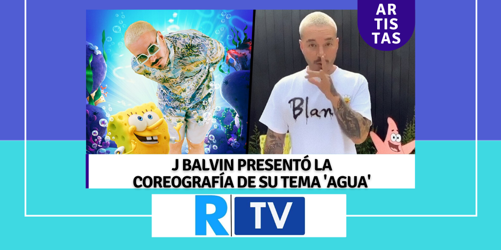 J Balvin presentó la coreografía de su canción 'Agua'