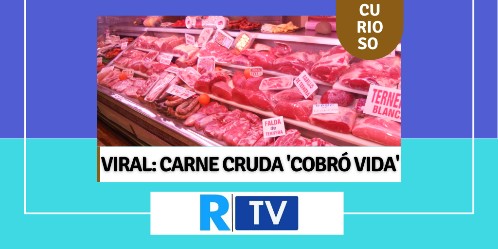 VIRAL: CARNE CRUDA 'COBRÓ VIDA'