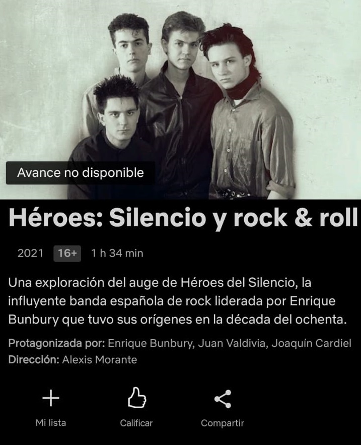 Netflix anuncia documental sobre Héroes del Silencio - Muzikalia