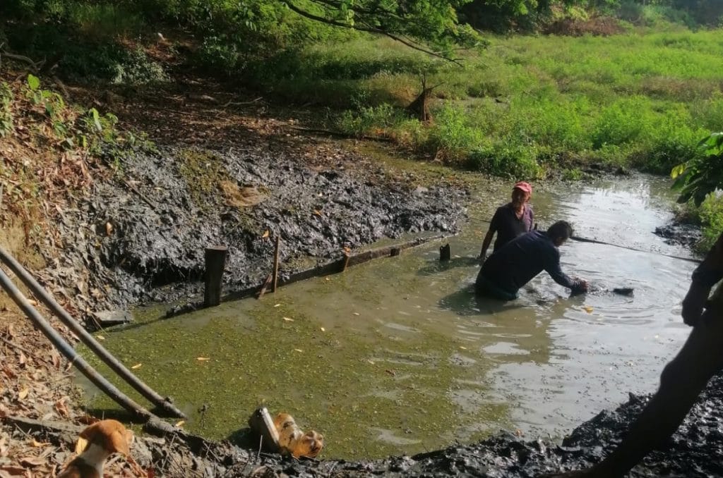 En Guasimal el agua escasea, pobladores se abastecen de represa llena ...