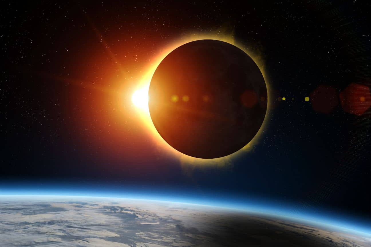 Este 20 de abril habrá un eclipse híbrido de sol. En Colombia no se