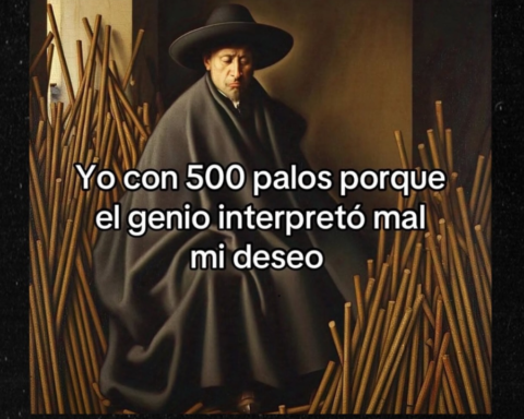 Meme del genio de la lámpara