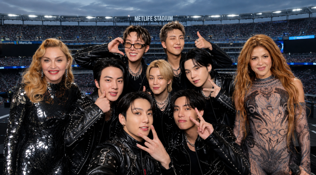 Madonna, BTS y Shakira