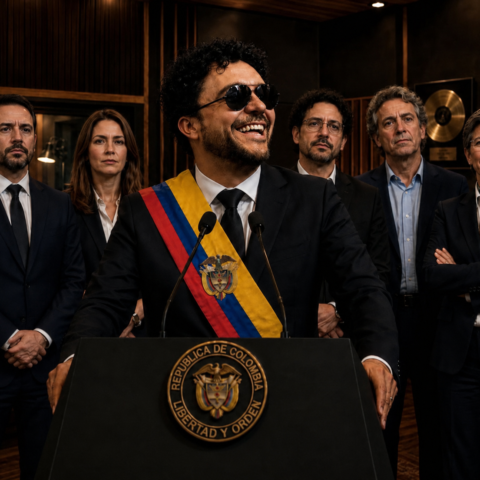 Imagen creada con IA subida por el cantante Andrés Cepeda